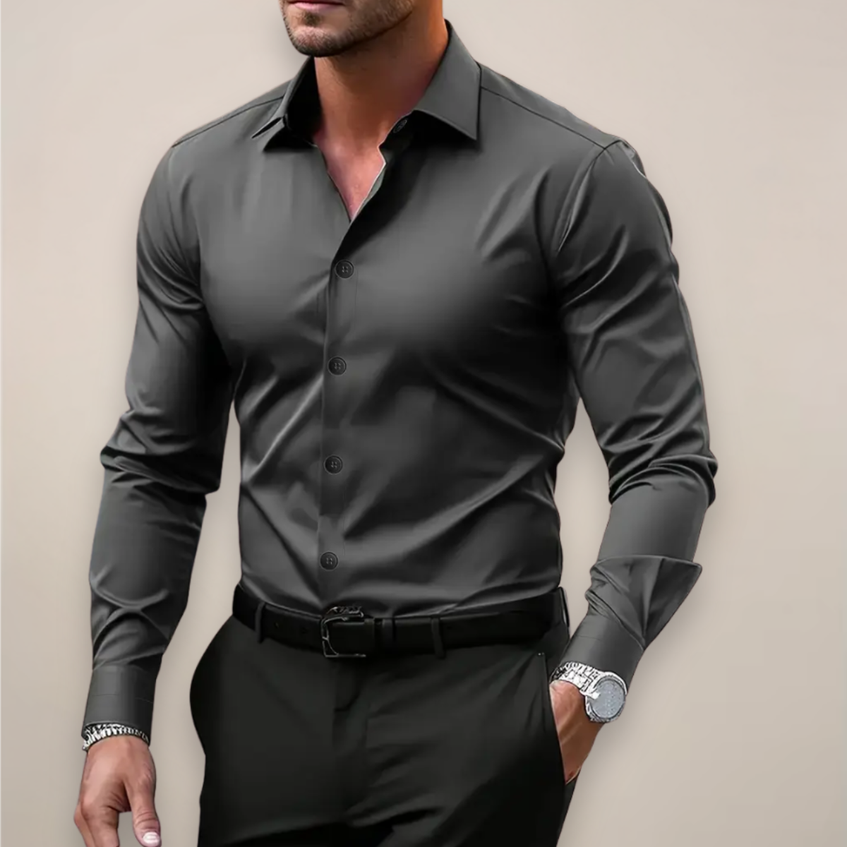 Moritz Long-Sleeve Smart Shirt