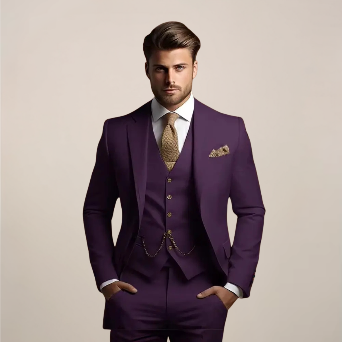 Georg Formal Three-Piece Suit