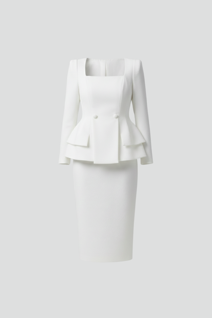 Annika Modern Two-Piece Skirt Suit