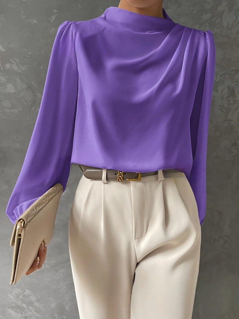 Sandra Elegant Long-Sleeve Blouse