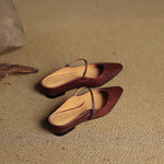 Tanja Genuine Leather Slip-On Mules