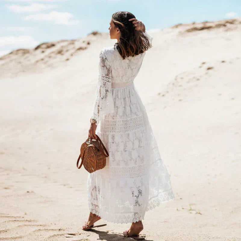 Doris Long Sleeve Boho Maxi Dress