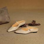 Tanja Genuine Leather Slip-On Mules