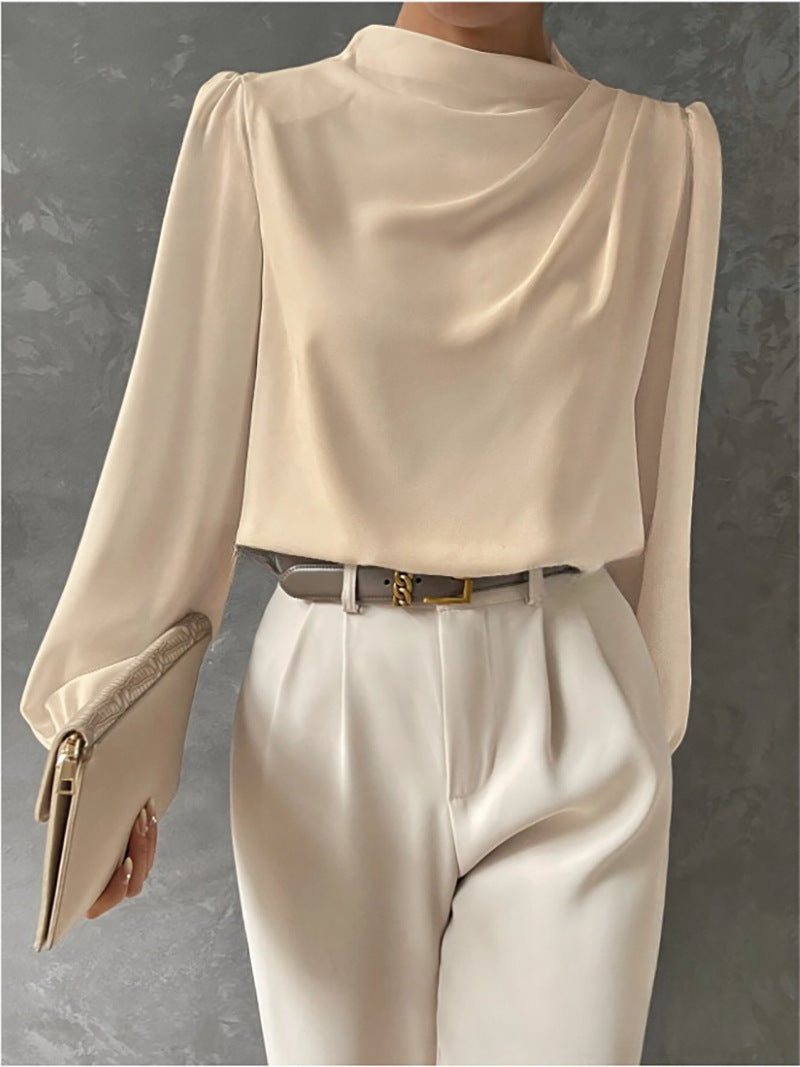 Sandra Elegant Long-Sleeve Blouse