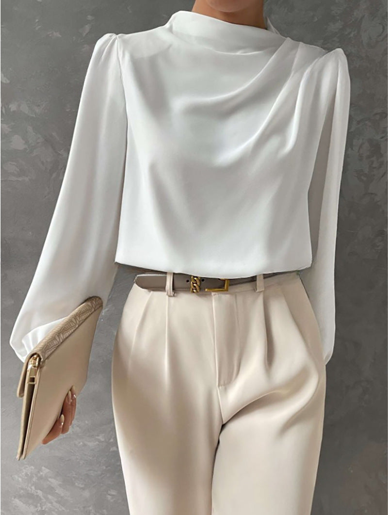 Sandra Elegant Long-Sleeve Blouse