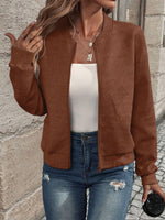 Jessica Textured Zip-Up Cardigan