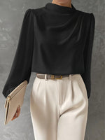 Sandra Elegant Long-Sleeve Blouse