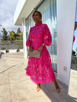 Martina Long Sleeve Summer Evening Dress