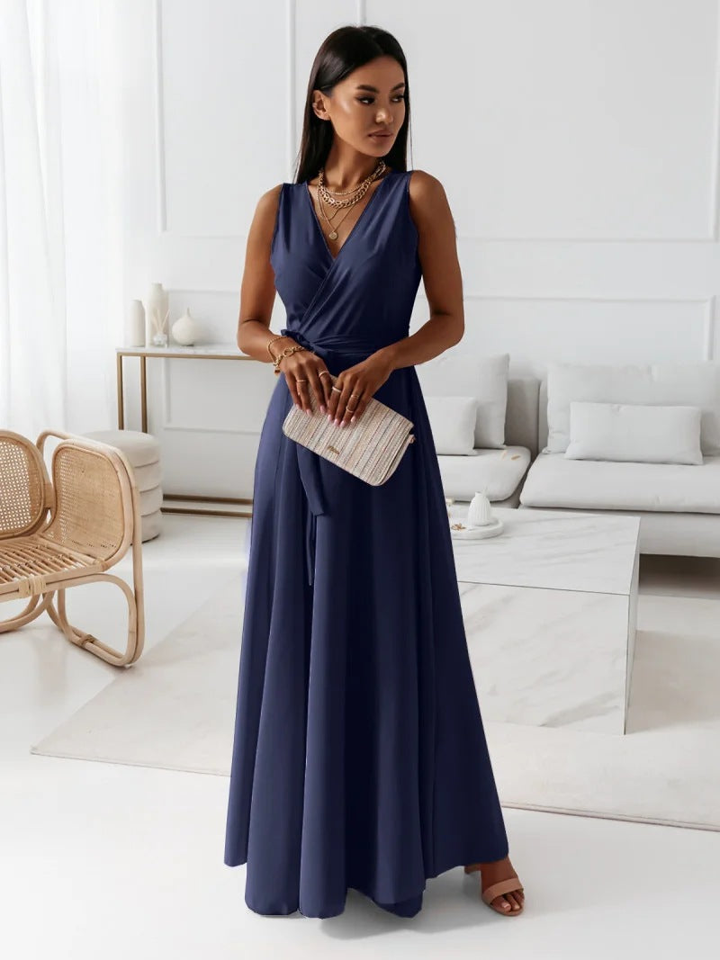 Jessica Wrap Maxi Wedding Guest Dress
