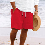 Niklas Striped Drawstring Beach Shorts