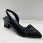 Bettina Pointed-Toe Block Heel Shoes
