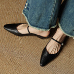 Tanja Genuine Leather Slip-On Mules