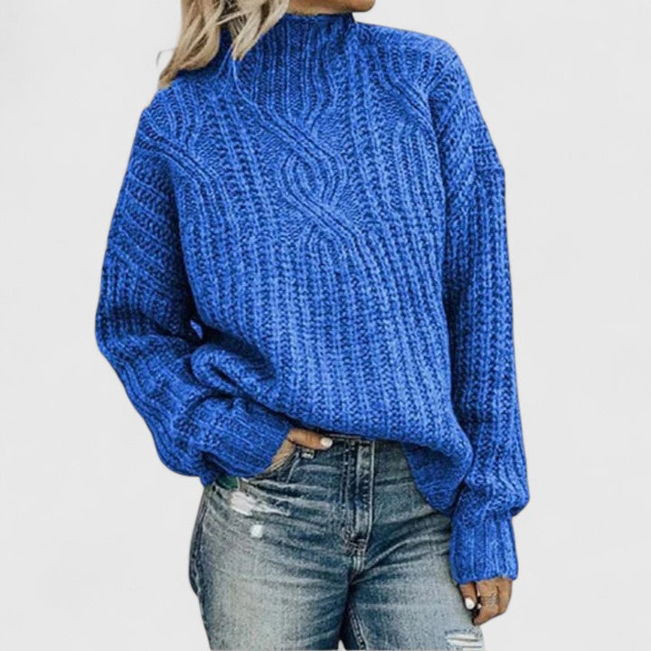 Andreas Ribbed Long-Sleeve Winter Sweater