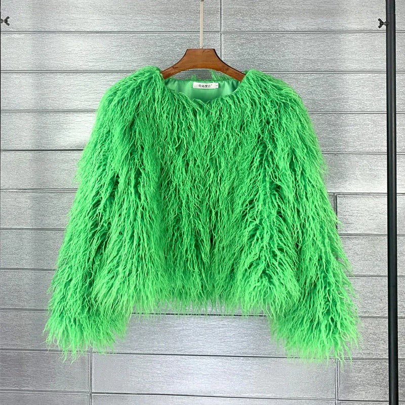 Edith Fluffy Textured Winter Jacket
