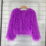 Edith Fluffy Textured Winter Jacket