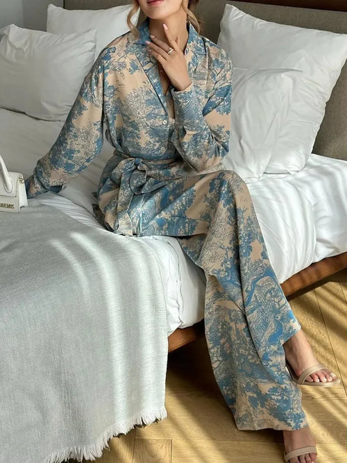 Britta Casual Printed Two-Piece Set