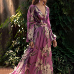 Johanna Floral V-Neck Maxi Dress