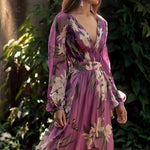 Johanna Floral V-Neck Maxi Dress