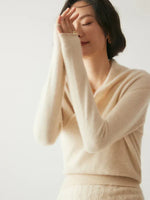 Laura Elegant Wrap-Front Sweater