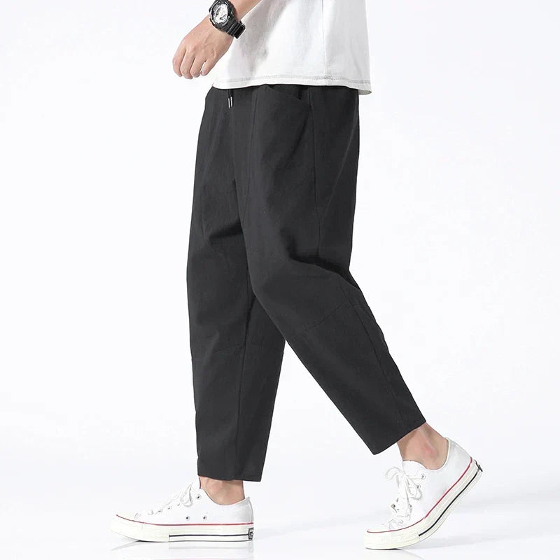 Markus Wide-Leg Street Casual Pants