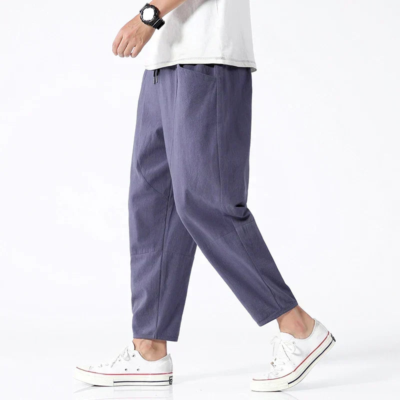 Markus Wide-Leg Street Casual Pants