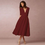 Bettina Flowing Elegant Midi Dress