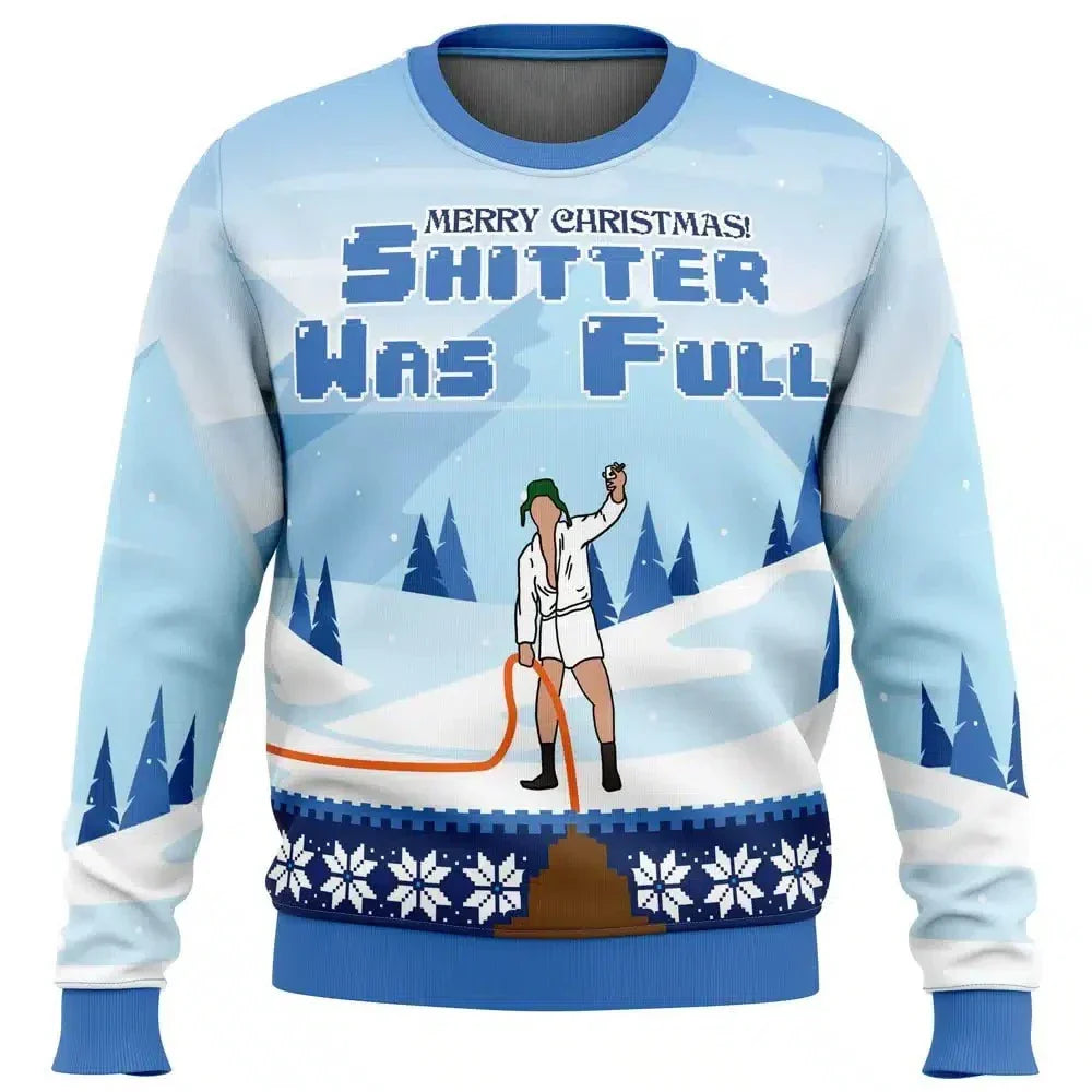 Lukas Ski Print Christmas Sweater