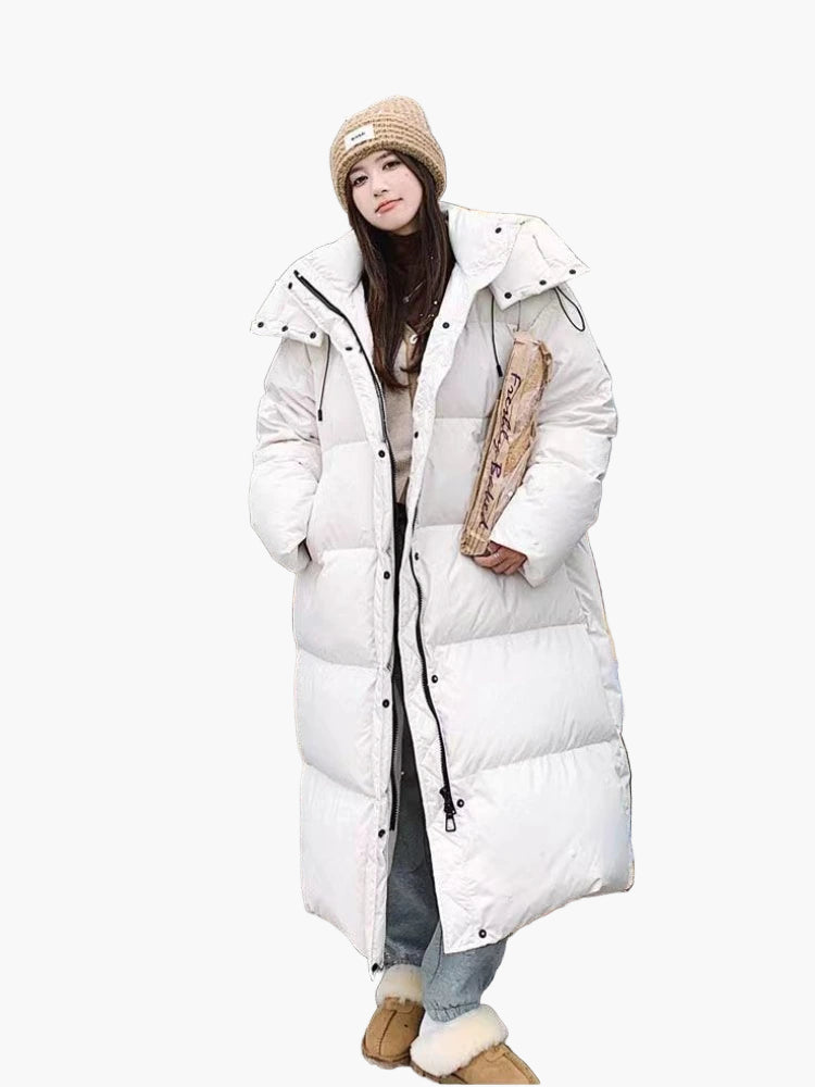 Daniela Oversized Long Hooded Puffer Coat