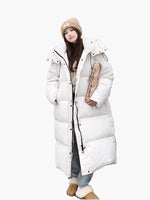 Daniela Oversized Long Hooded Puffer Coat