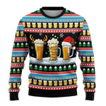 Benjamin Snowman Print Christmas Sweater