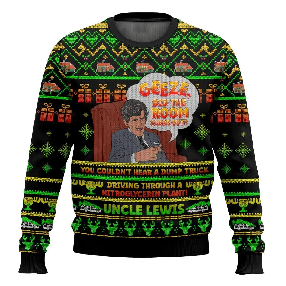 Lukas Ski Print Christmas Sweater