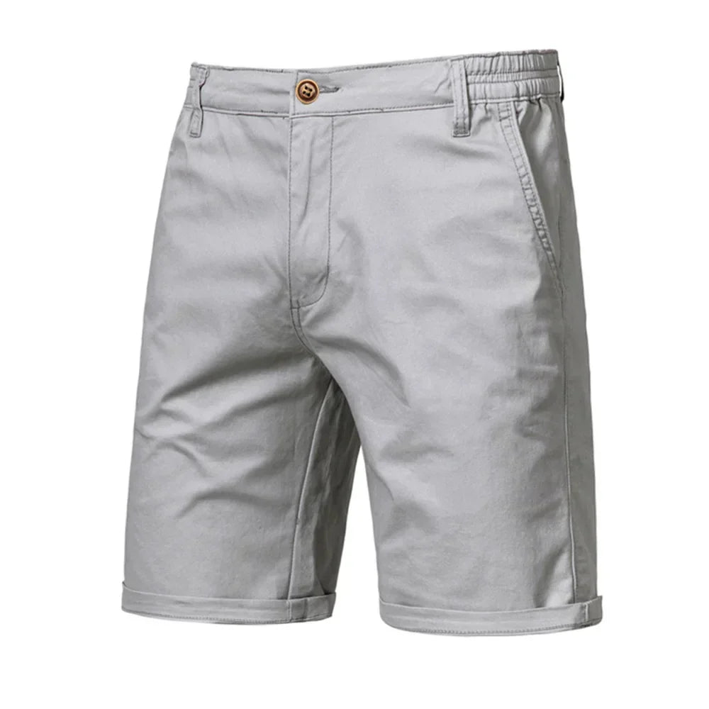 Emil Casual Button-Front Chino Shorts