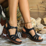 Strappy Block Heel Sandals – Open Toe Heels | Savona