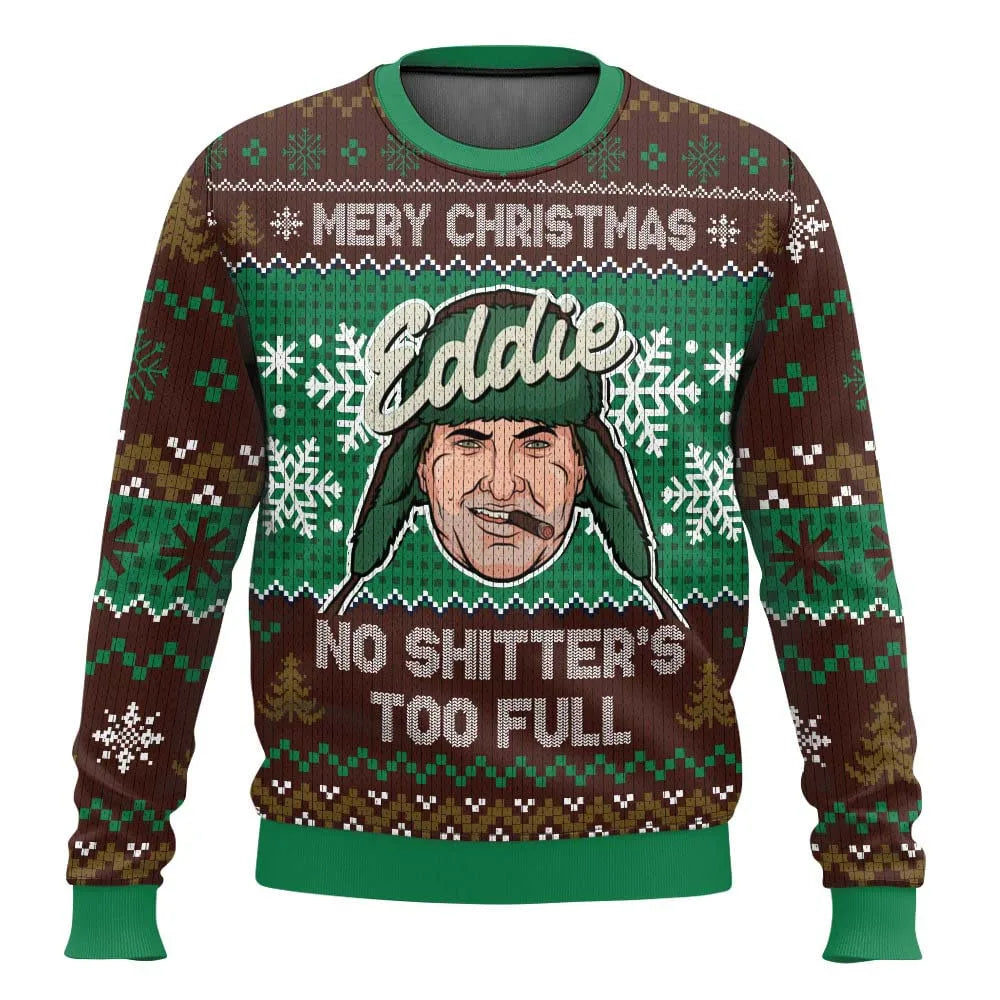 Lukas Ski Print Christmas Sweater