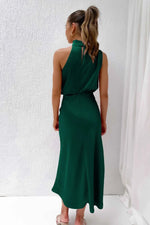 Doris Chic Halter Evening Dress