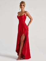 Helga Spaghetti Strap Wedding Guest Dress