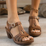 Strappy Block Heel Sandals – Open Toe Heels | Savona