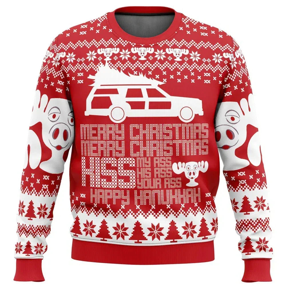 Lukas Ski Print Christmas Sweater