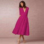 Bettina Flowing Elegant Midi Dress