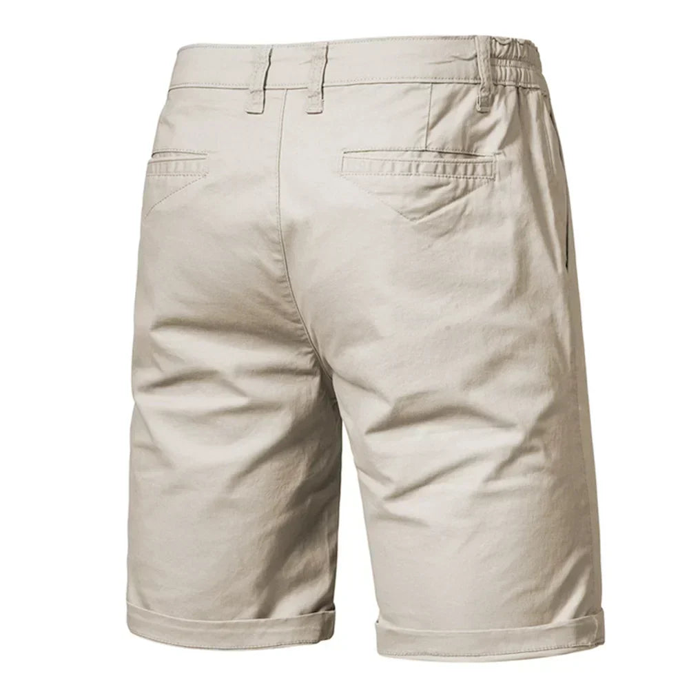 Emil Casual Button-Front Chino Shorts
