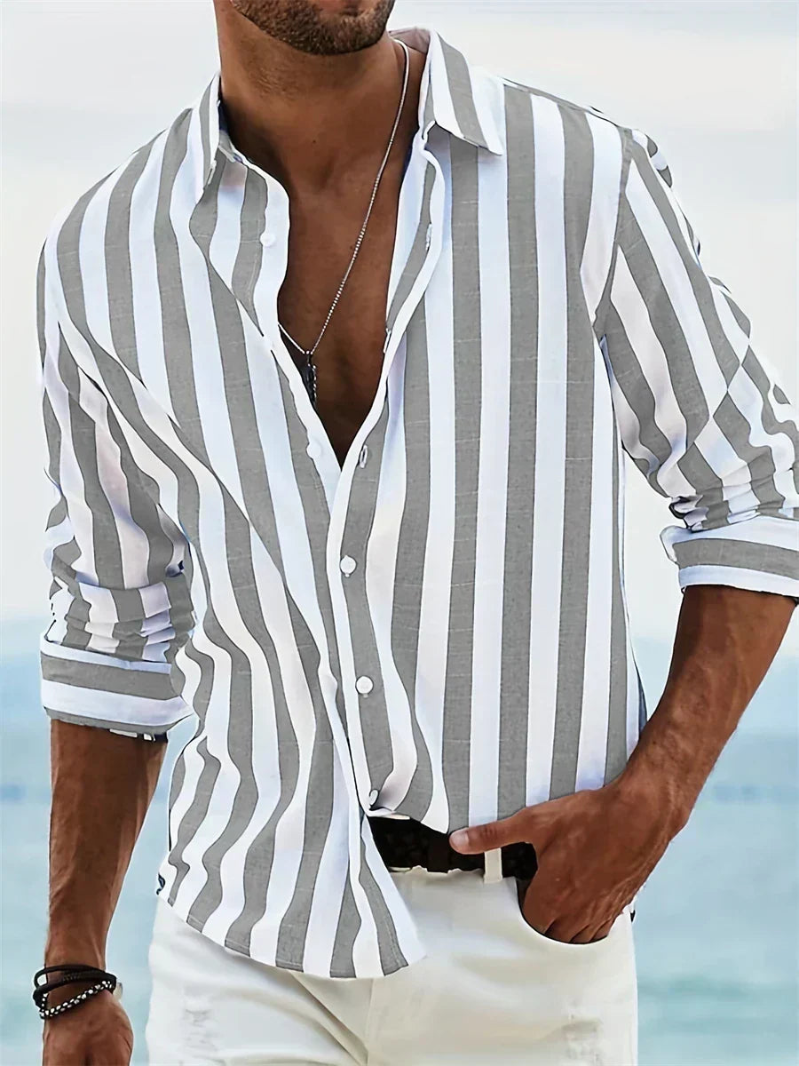 Peter Striped Relaxed Summer Shirt