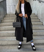 Helene Long Double-Breasted Winter Coat