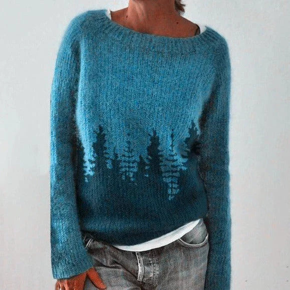 Andrea Nordic Print Christmas Sweater