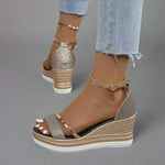 Emma Platform Wedge Open-Toe Sandals