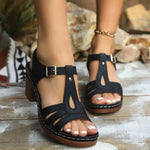 Strappy Block Heel Sandals – Open Toe Heels | Savona