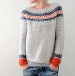 Andrea Nordic Print Christmas Sweater