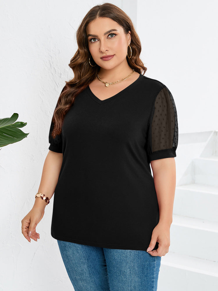 Hanna V-Neck Puff Sleeve Top