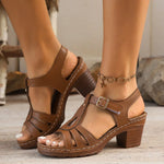 Strappy Block Heel Sandals – Open Toe Heels | Savona