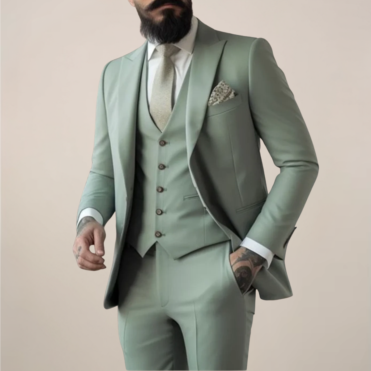 Florian Three-Piece Suit Set