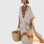 Alina Boho Maxi Dress with Pockets